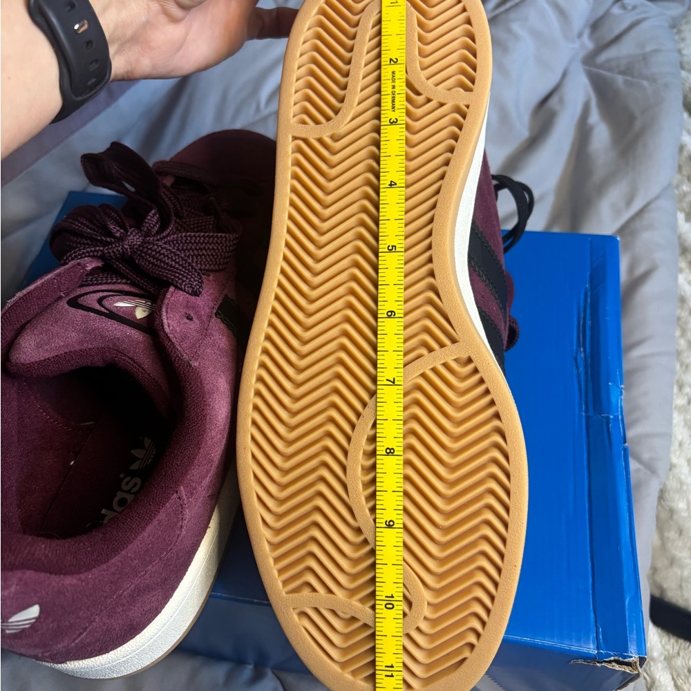 Adidas Women's Maroon Campus Sneakers - Picture 6 of 9